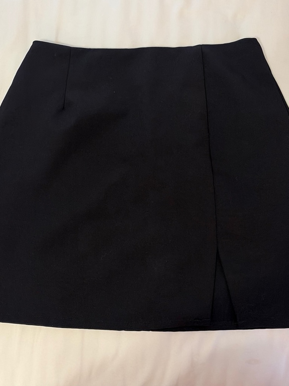 Cotton On Black Mini Skirt with Front Slit